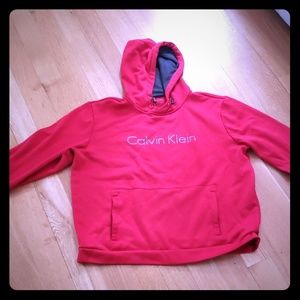 Calvin klein red hoodie